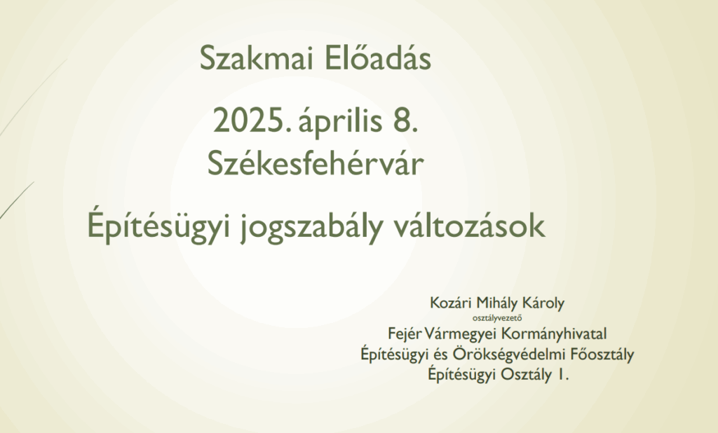 2025. FÉK szakmai előadás anyag